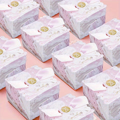 10pcs Pink Leaves Party Supplies