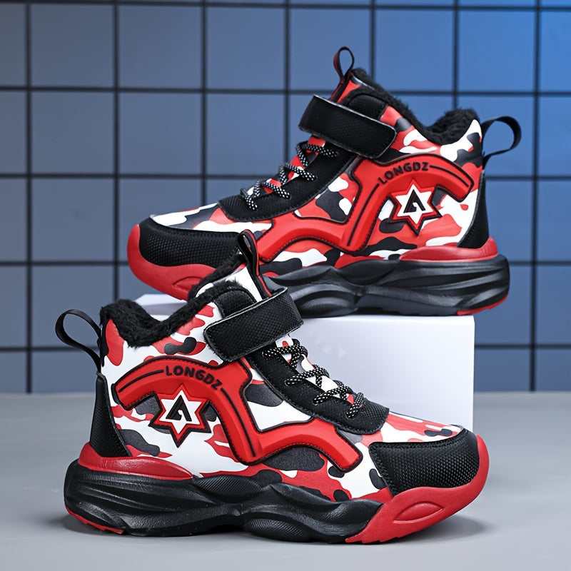 Boys' Basketball Shoes Non Slip Sneakers for Kids