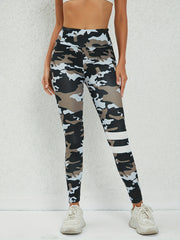 Camouflage High Waist Butt Lifting Leggings for Sports