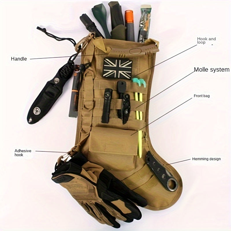 Outdoor Sports Storage Bag Christmas Stocking Bag Christmas Ornament Decoration