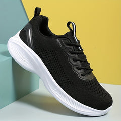 Men's Lightweight Woven Running Shoes Breathable Outdoor Sports Shoes