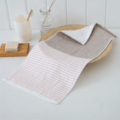 Striped Pattern Face Towel Soft Skin-friendly Absorbent Towel 9.84-19.68in