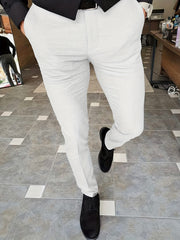 Men's Formal Stretch Dress Pants for Business - Spring/Summer