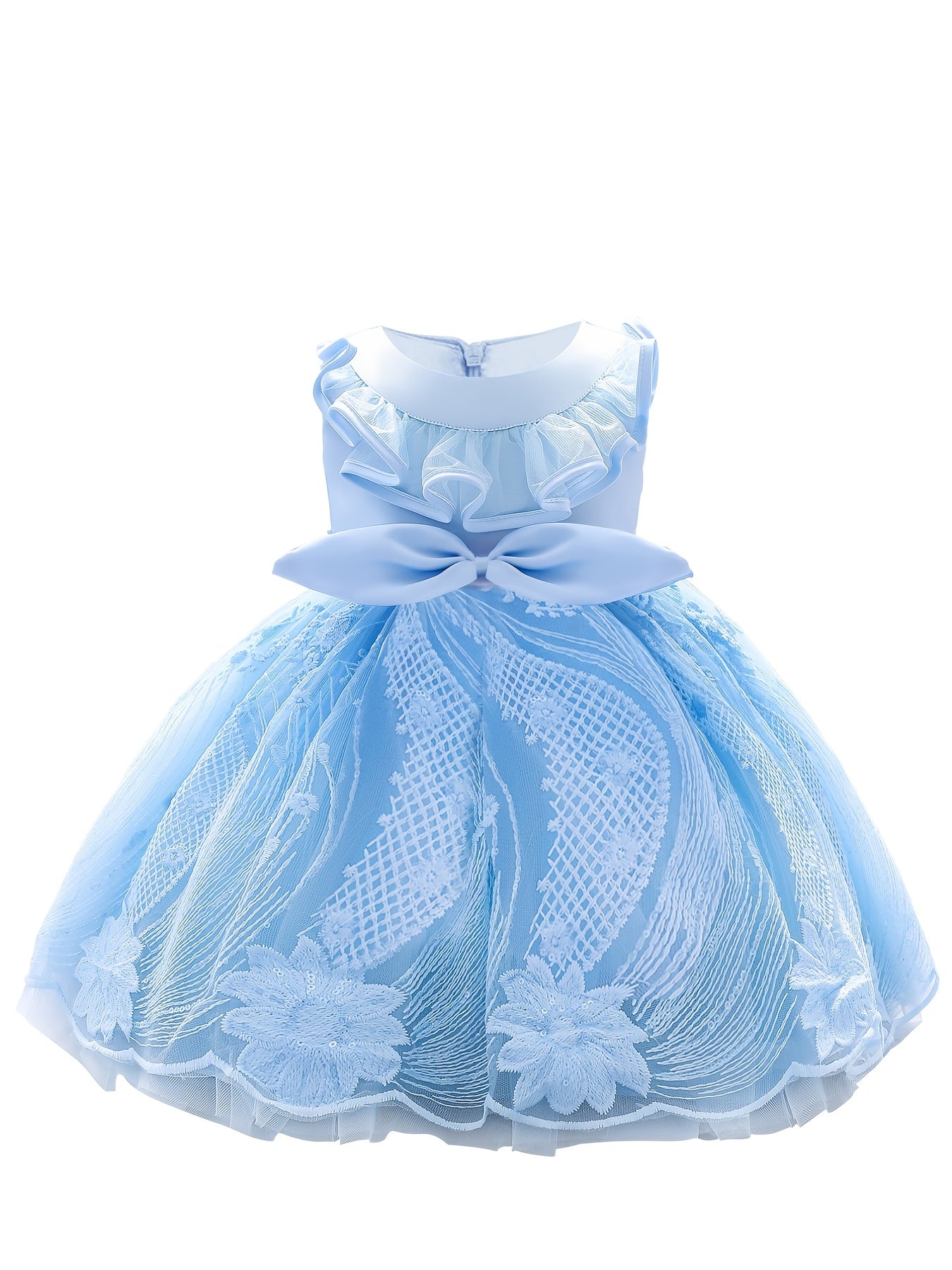 Girls Mesh Princess Dress Formal Dress For Wedding Flower Kids Christmas