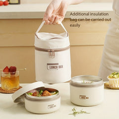 304 Stainless Steel Insulated Lunch Box Leakproof Sealed Bento Box