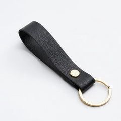 PU Leather Keychain Unisex Keyring Car Auto Key Strap Business Gift