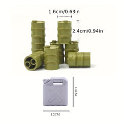 Small Particle Building Blocks Can Barrel Construction Equipment Toy