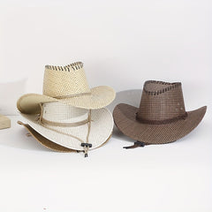 Western Cowboy Style Hat Sunshade Sunproof Knight Hat Topper
