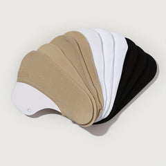 10pairs Girls Ultra Thin Nylon Blend Boat Socks