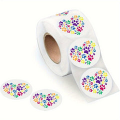 500pcs Pet Stickers Self adhesive Labels Animal Flower Wall Stickers