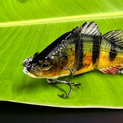 10 21g Peacock Bass Fishing Lures Jointed Swimbaits 418a