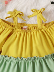 Toddler Baby Girl's Multicolor Princess Dress
