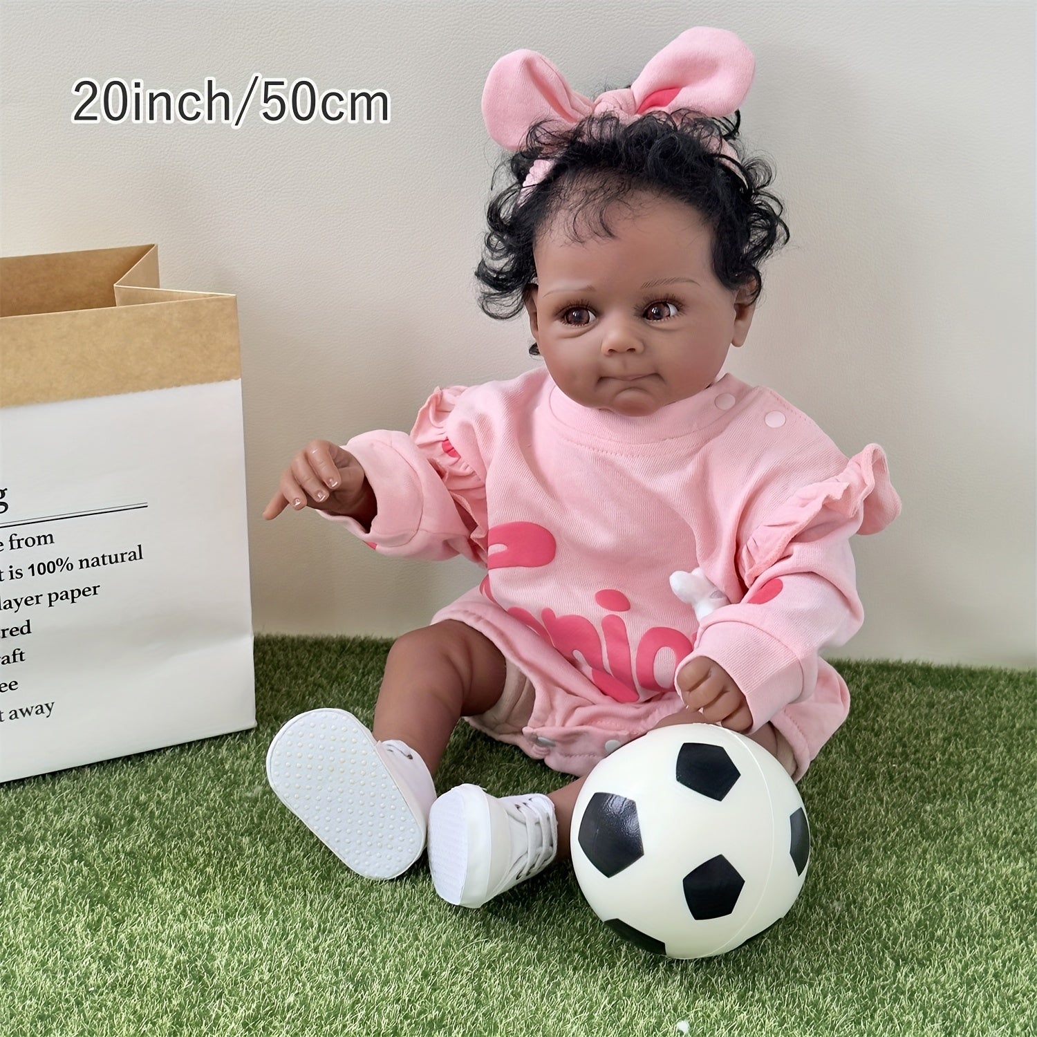 Adorable Reborn Youngsters Girl Doll with Soft Vinyl Body & Realistic Features