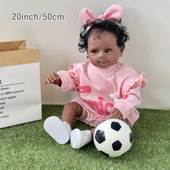 Adorable Reborn Youngsters Girl Doll with Soft Vinyl Body & Realistic Features