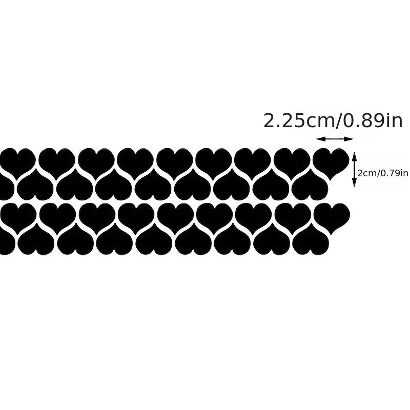 10pcs Heart Mirror Wall Decal - 3D Acrylic Heart Mirrors Wall Decor