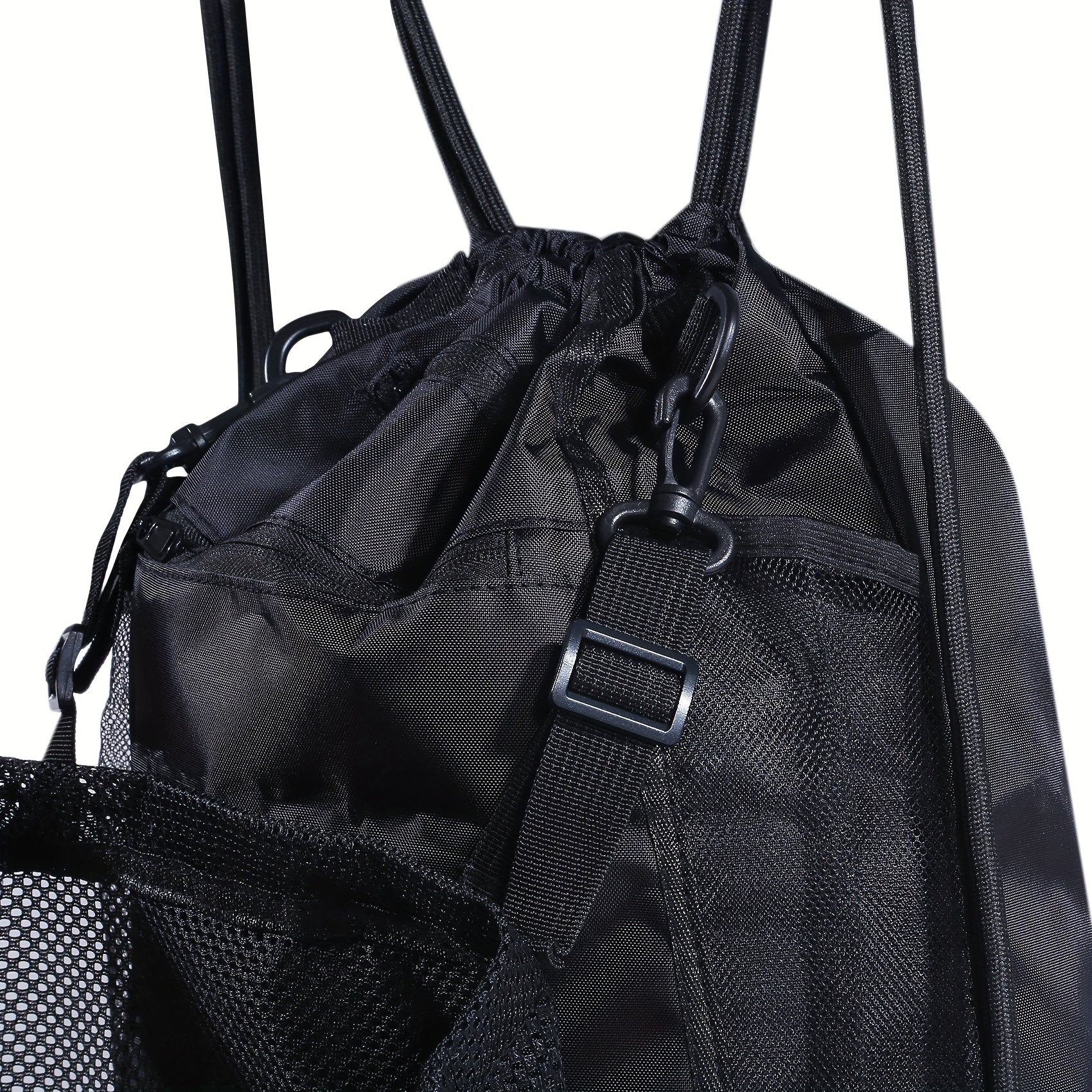 Large Capacity Drawstring Backpack Portable Gym Bag