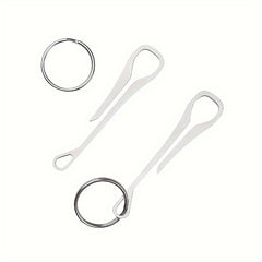Stainless Steel Keychain Belt Clip for Men and Women