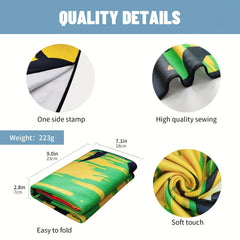 Microfiber Beach Towel Quick Drying 27.5 x 55 Water Absorbent Soft Towel