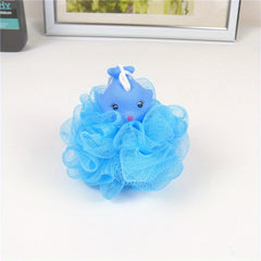 Cartoon Shower Flower Ball Kids' Bath Scrubber and Brush
