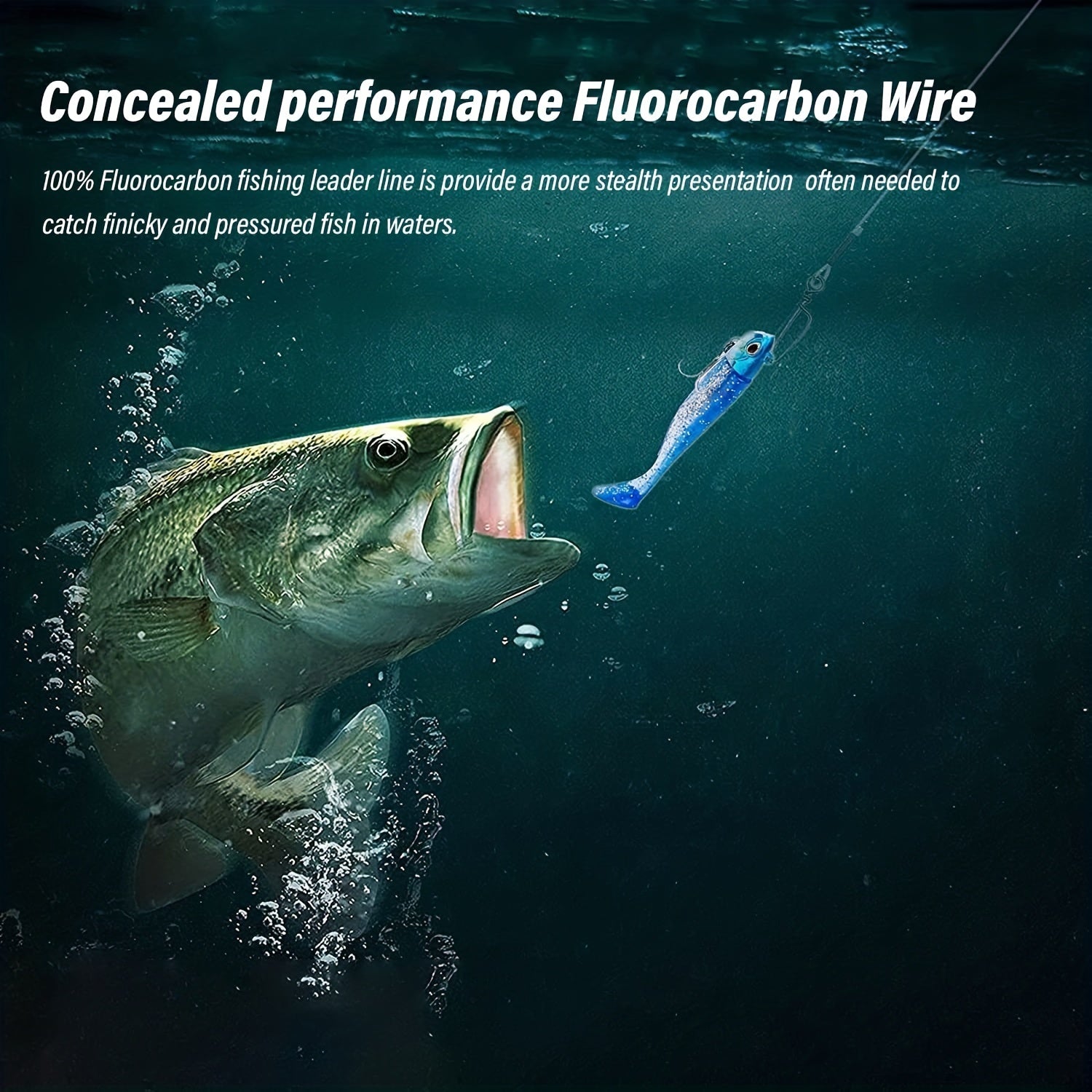 Fluorocarbon Fishing Leader 9 07KG 36 29KG Leaders Saltwater Freshwater 100%