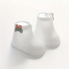 Baby Girls Cotton Socks Mesh Breathable Comfortable Casual Socks