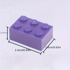 Character Building Blocks Set, 2X3 High Wall Bricks, DIY Scenes