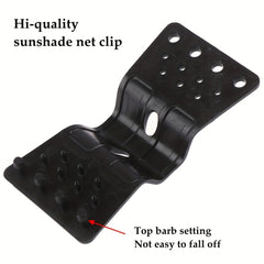 20pcs Sunshade Net Clips Greenhouse Film Clip Fasteners Garden Tools