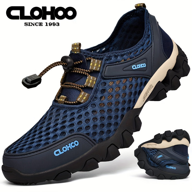 Men's Lightweight Mesh Sports Shoes Non slip Rubber Sole Sneakers