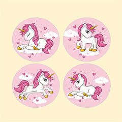500pcs Unicorn Sticker Kids Reward Gift Label Encouragement Stationery