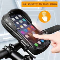 Waterproof Adjustable Bike Bag Handlebar with Sunshade
