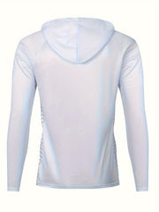 Men's Gradient Hoodie Anti UV Sunscreen Sun Protection Fishing Shirt