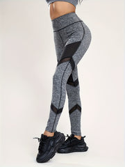 High Waist Skinny Yoga Pants Quick Dry Butt Lifting Cropped Pants