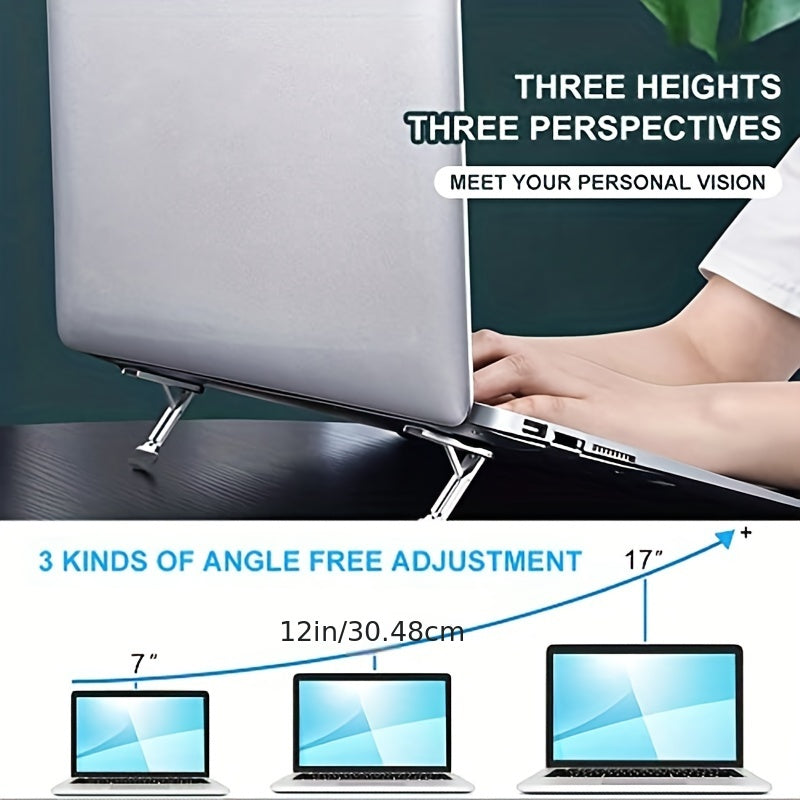 4pcs Universal Laptop Stand Mini Cooling Pad MacBook Invisible Anti Slip