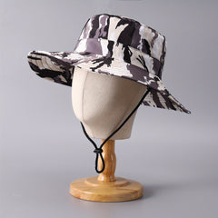 Camouflage Bucket Hat Men's Outdoor Fishing Mountaineering Sun Hat