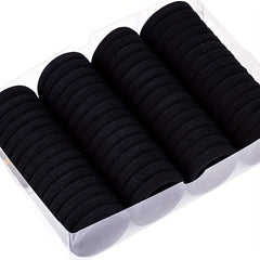 20pcs Solid Hair Band Elastic Hair Band Hair Accessories Casual Hair Ties