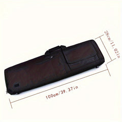 1pc Oxford Cloth Fishing Tackle Bag One Shoulder Square Fishing Storage Bag