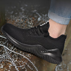 Men's Steel Toe Puncture Proof Work Safety Shoes