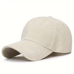 Corduroy Baseball Cap Casual Sun Hat