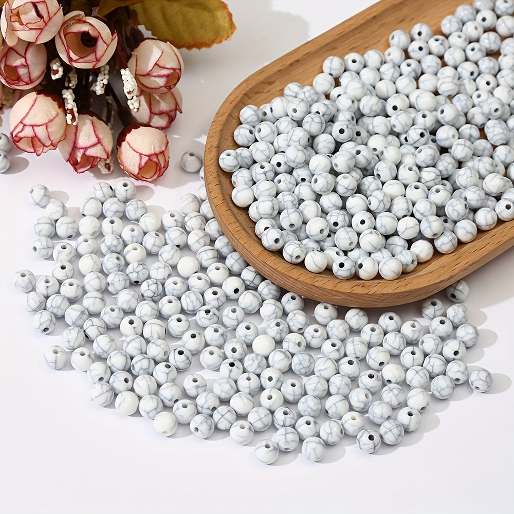 100pcs 8mm Turquoise Gemstone Beads Natural Stone Beads