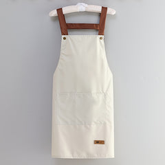 Waterproof Kitchen Apron with Big Pocket