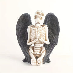 Resin Skeleton Angel Halloween Decor