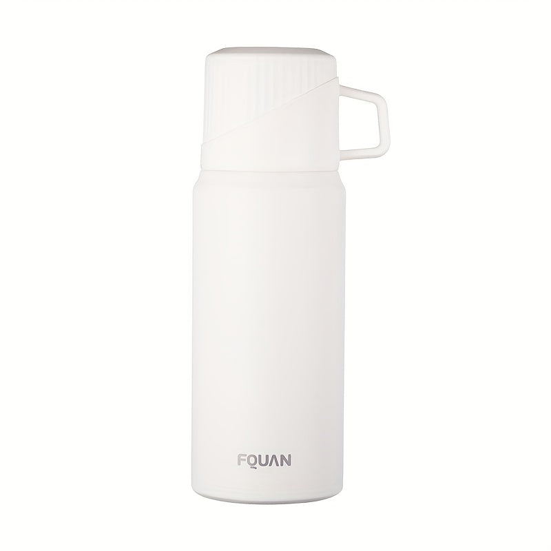 450ml Vacuum Flask With Cup Lid Insulated Water Bottle for Hot/Cold Beverages
