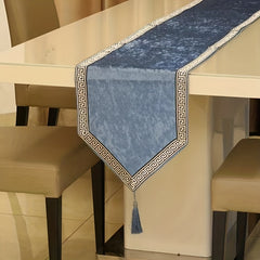 Polyester Table Runner Chinese Style for Home Kitchen Decor