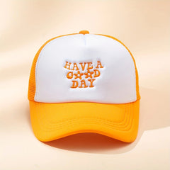 Candy Trucker Hat with Good Embroidery Mesh Baseball Cap