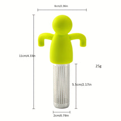 Doll Shaped Tea Filter 304 Stainless Steel Infuser
