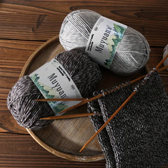 5 Rolls Cotton/Acrylic Yarn for DIY Knitting/Crocheting