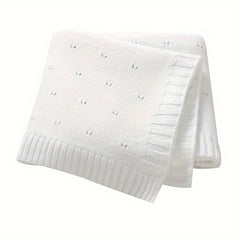 Cozy Unisex Blanket in Grey Pink Royal, Hand Wash, Geometric Pattern