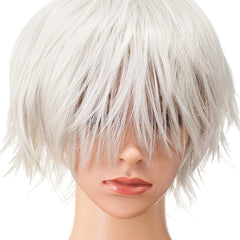 Short Anime Cosplay Wig Handsome Fiber Wig For Men