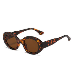 Women's Oval Frame Boho Street Snap Sunscreen Glasses