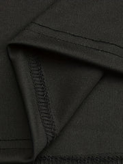 Solid Mesh Long Sleeve Dress V Neck Casual Dress Women's Clothing